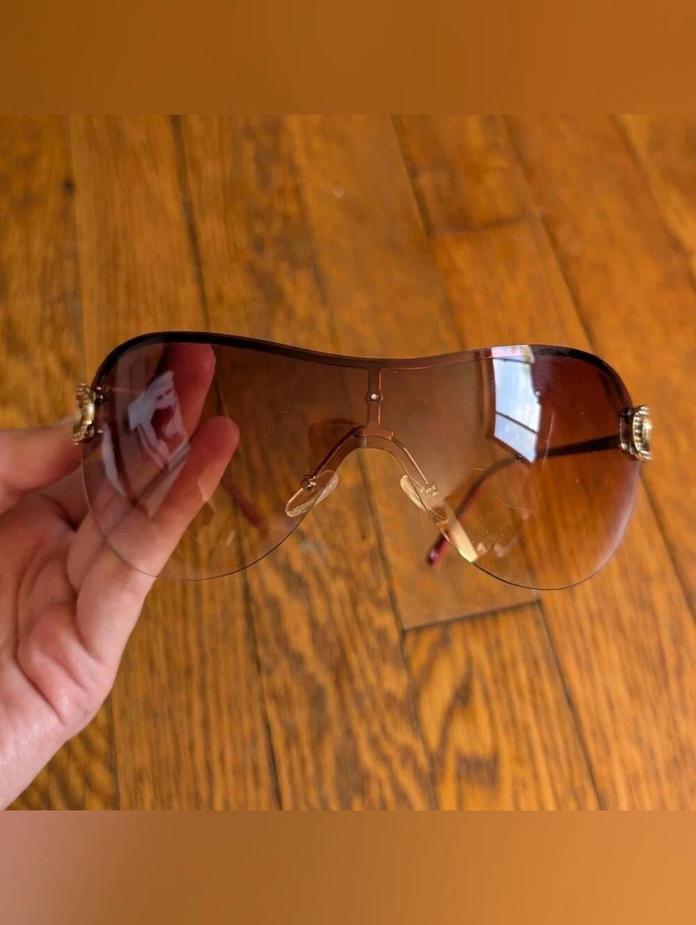 Vintage Y2k Shield Sunglasses Jones New York